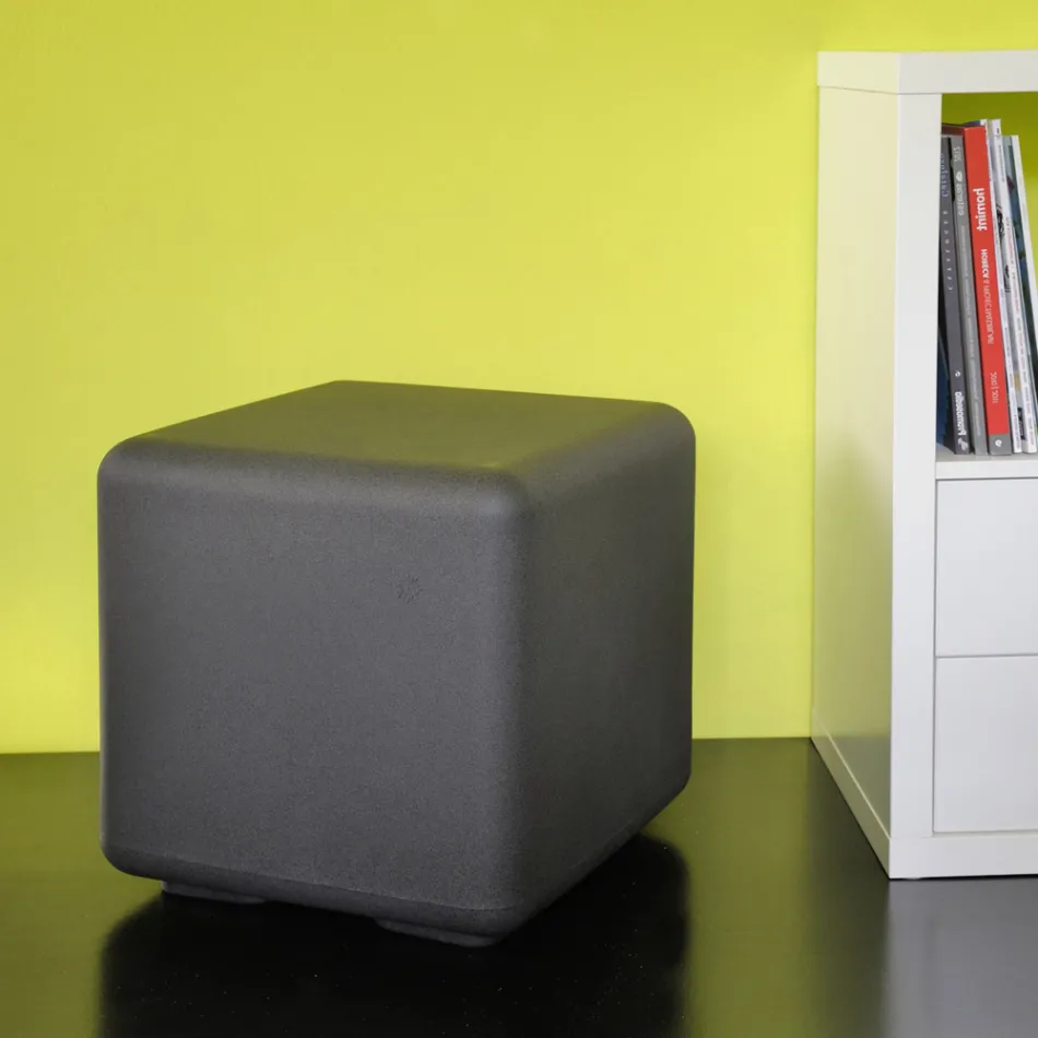 Pouf Garden Coffee Table in Colored Polyethylene Made in Italy - Colores Viadurini