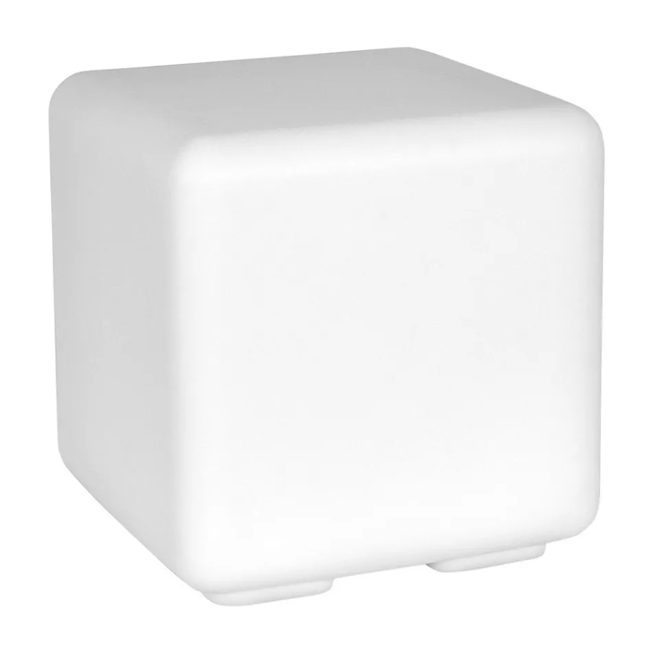 Pouf Garden Coffee Table in Colored Polyethylene Made in Italy - Colores Viadurini