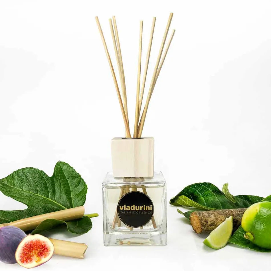 Bamboo Lime Fragrance Home Air Freshener 200 ml with Sticks - Ariadicapri Viadurini