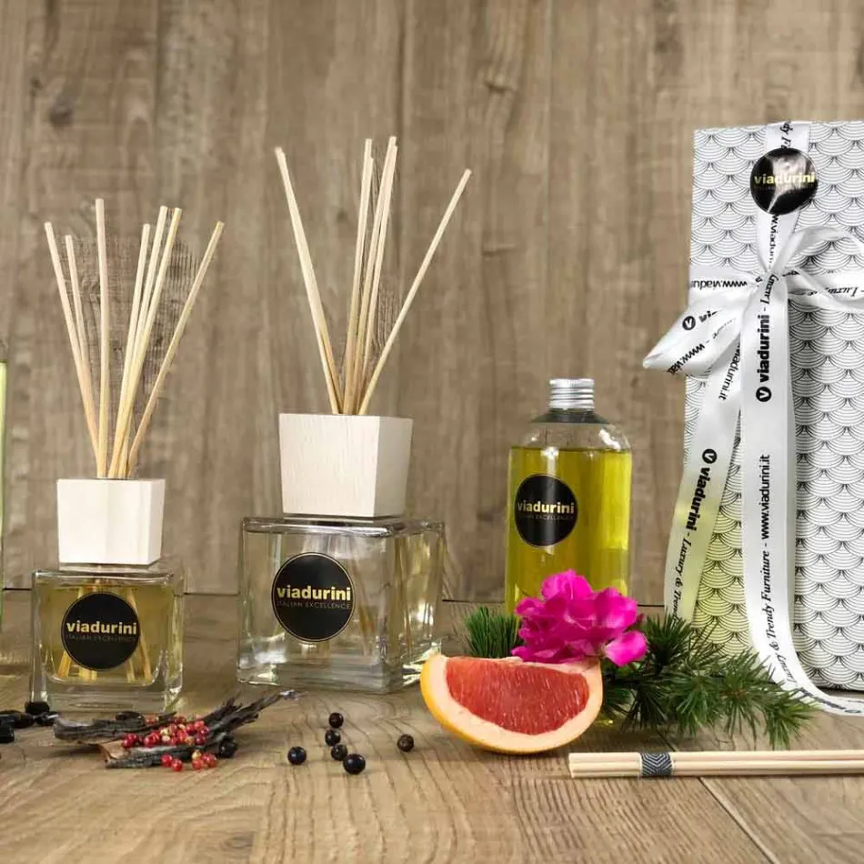 Room Fragrance Oud Wood 500 ml with Sticks - Ventodisardegna Viadurini
