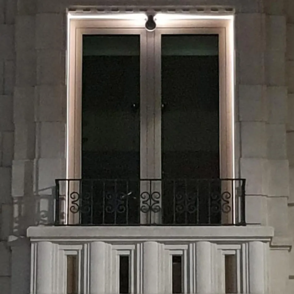 5W Outdoor Led Spotlight in Aluminum Gray Finish - Dayane Viadurini