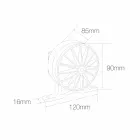 5W Outdoor Led Spotlight in Aluminum Gray Finish - Dayane Viadurini