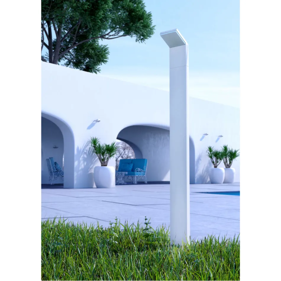 Outdoor Led Spotlight in White or Black Aluminum - Garden Viadurini