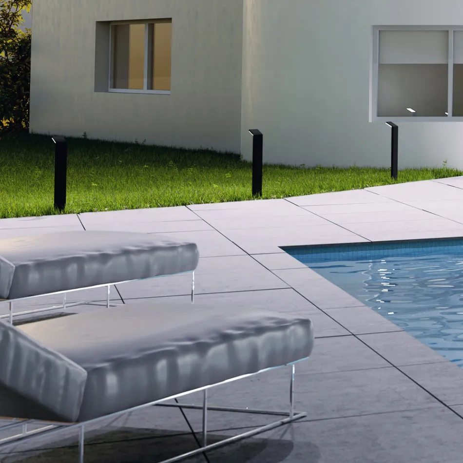 Outdoor Led Spotlight in White or Black Aluminum - Garden Viadurini