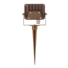 4 Pieces Corten Aluminum Outdoor Led Spotlight Projector - Light Blue Viadurini