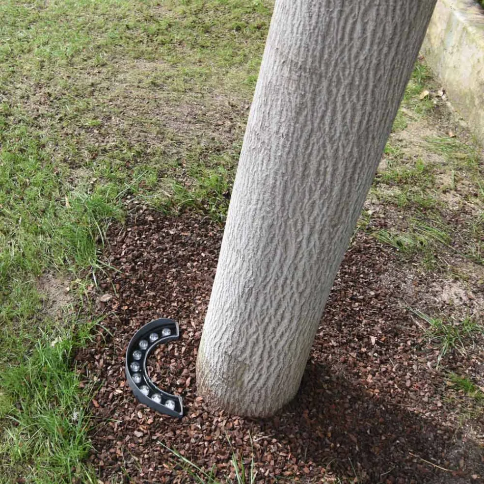 9W Outdoor Led Floodlight in Aluminum Matt Black Finish - Tudor Viadurini