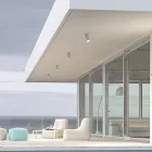 Adjustable Led Ceiling Light in White or Black Aluminum - Point Viadurini