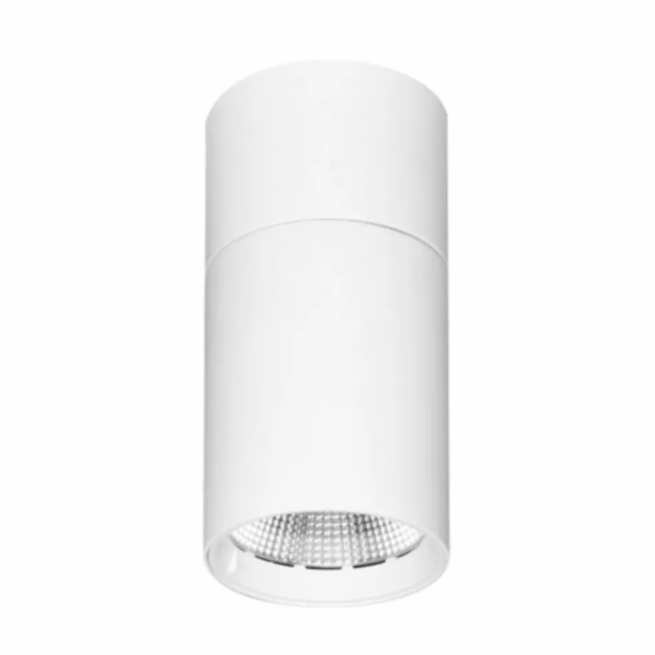 Adjustable Led Ceiling Light in White or Black Aluminum - Point Viadurini