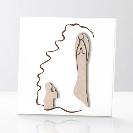 Small picture depicting the Apparition in Various Forms Made in Italy - Madelein Viadurini