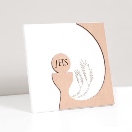 Small picture depicting the Eucharist Laser Engraved Made in Italy - Ingrid Viadurini