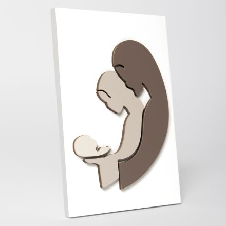 Picture with the Representation of Adoration Made in Italy - Cesar Viadurini