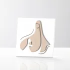 Picture with Sacred Scene Apparition of the Angel to the Madonna Made in Italy - Babuska Viadurini