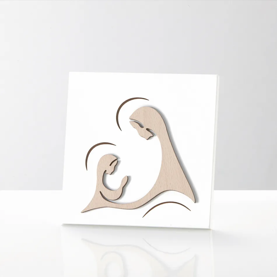 Picture Depicting Apparition of the Archangel to the Madonna Made in Italy - Abu Viadurini