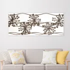 Picture with Anemones Made with Laser Made in Italy - Tomoko Viadurini