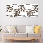 Picture with Anemones Made with Laser Made in Italy - Tomoko Viadurini