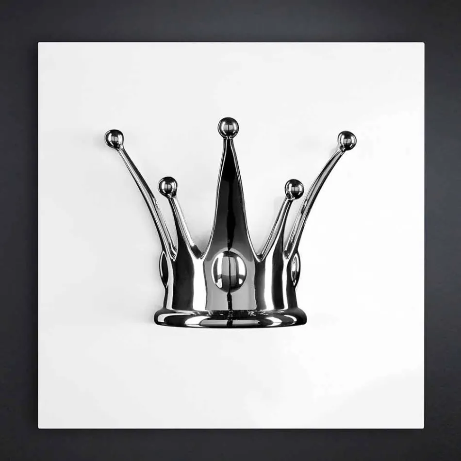 Modern Wall Picture in Wood and Resin Made in Italy - Corona Viadurini