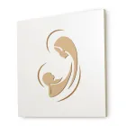 Laser Engraved Picture of the Madonna with Child Made in Italy - Bashira Viadurini