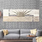 Modern painting with double-elle structure and details in Dan Resin Viadurini