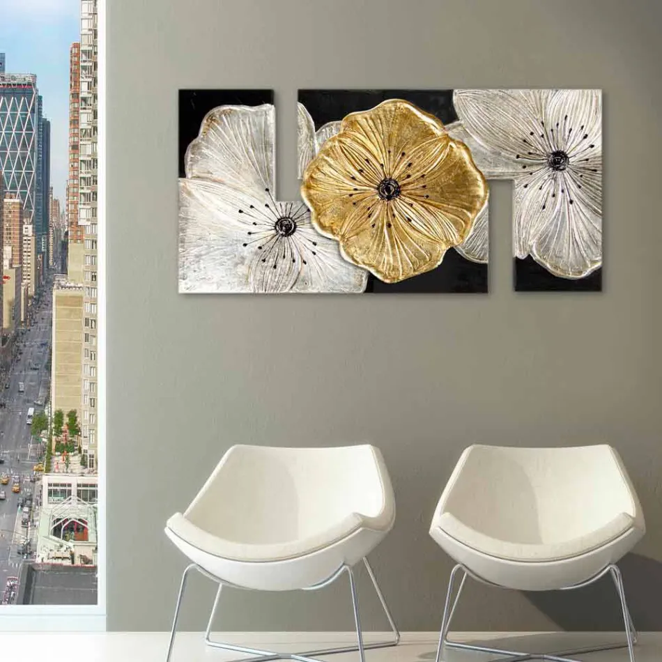 Framework Petunia Small Gold Pintdecor Viadurini