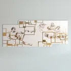 Picture Made with Laser that Depicts the Made in Italy Creation - Pirucchio Viadurini