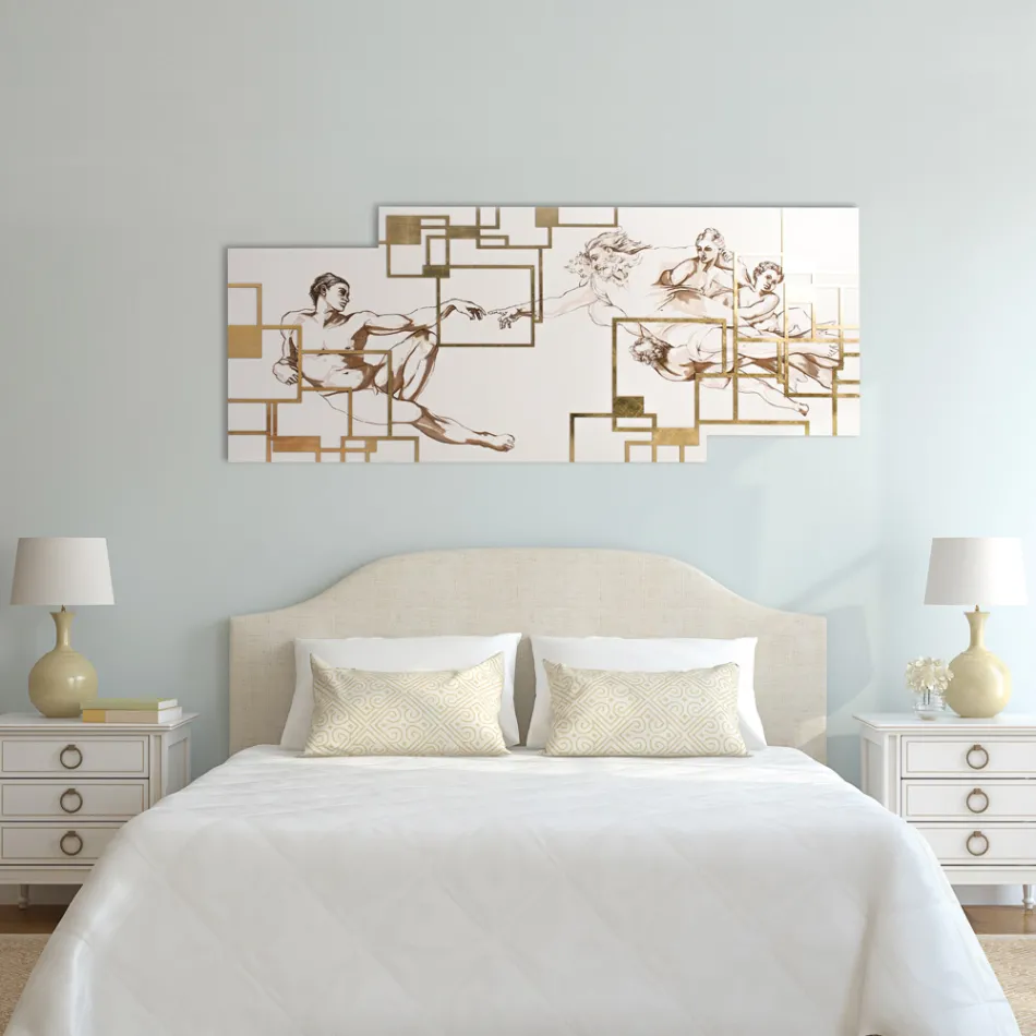 Picture Made with Laser that Depicts the Made in Italy Creation - Pirucchio Viadurini