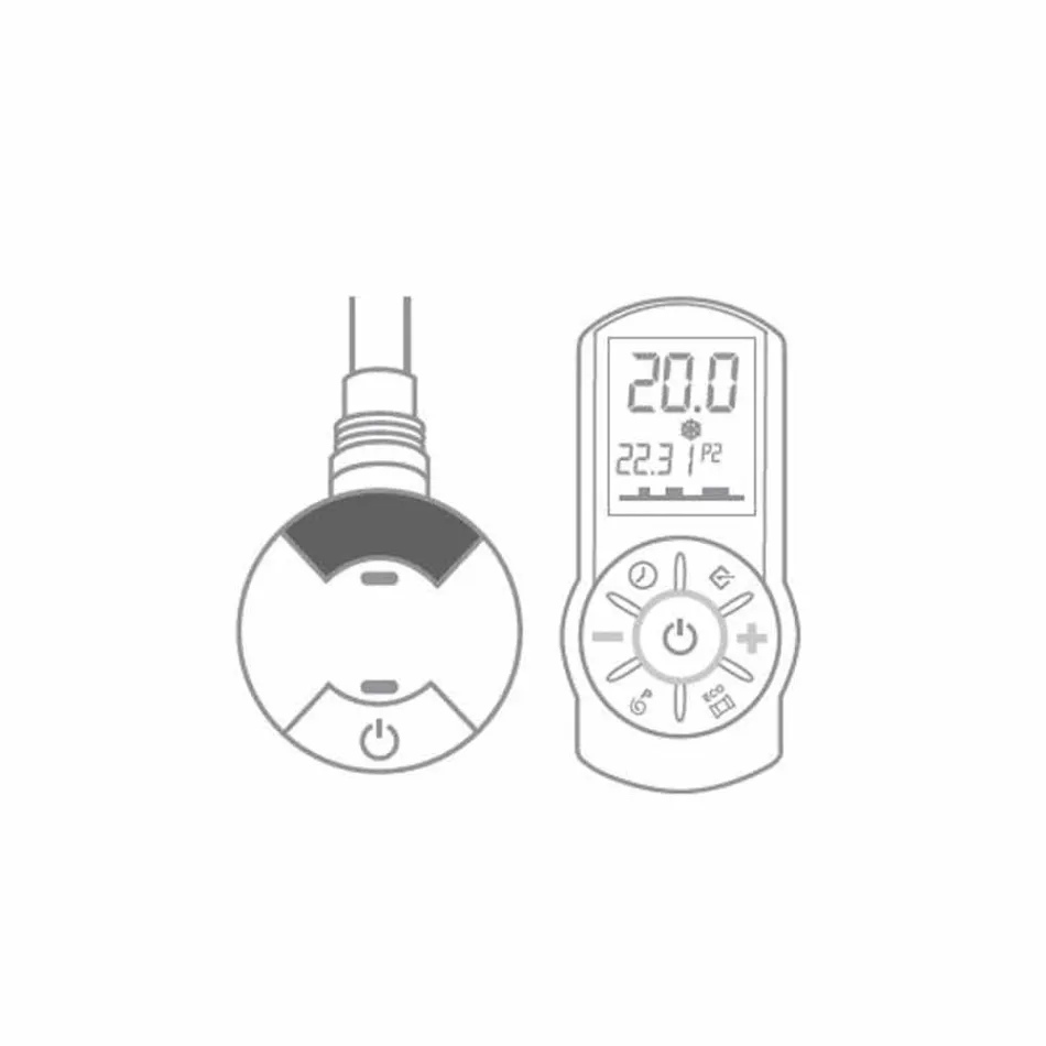 Electric Radiator of Vertical Design up to 1000 W - Flora Viadurini