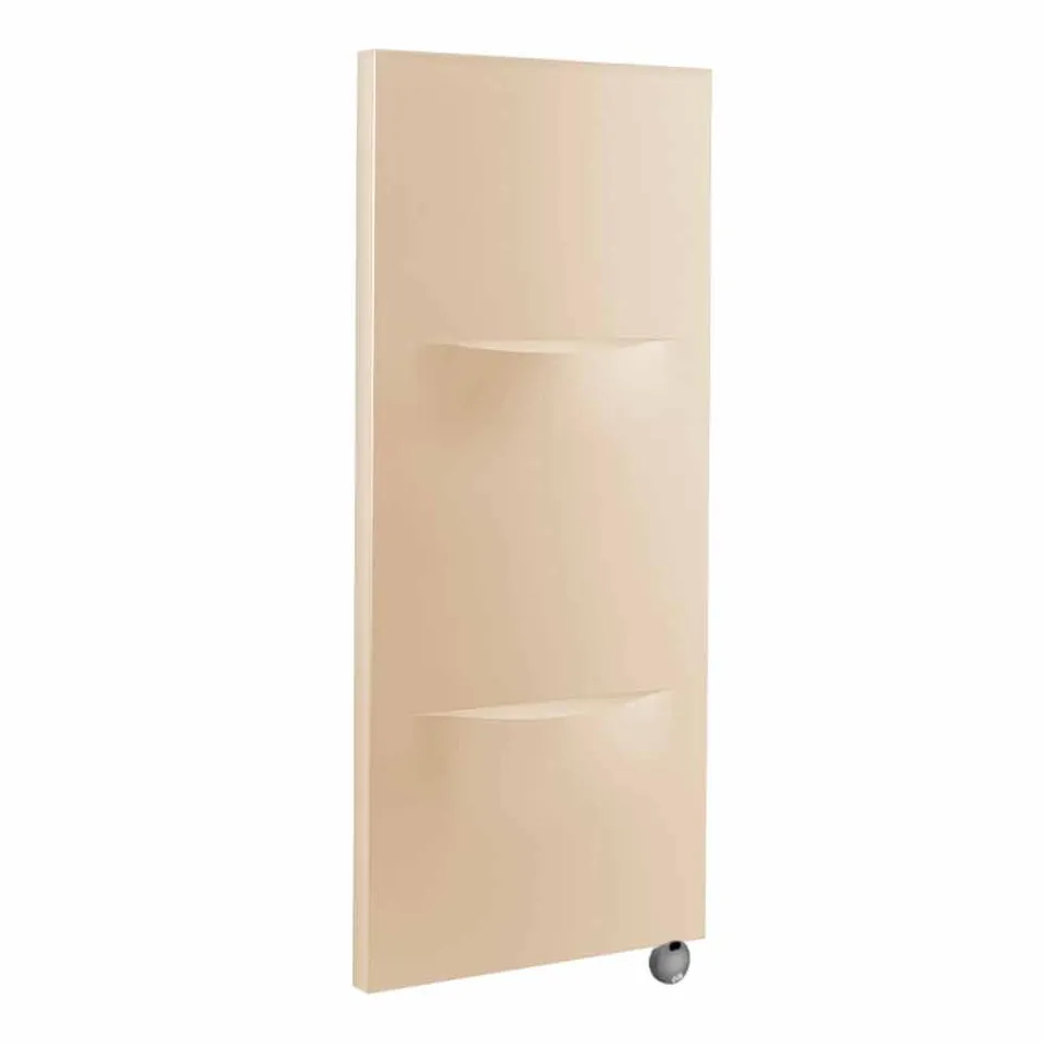 Vertical Electric Radiator in Modern Steel Design up to 1000 W - Cut Viadurini