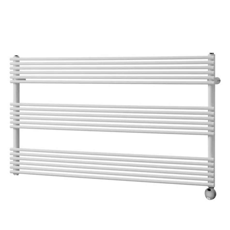 Horizontal Electric Design Wall Radiator in Steel up to 700 W - Nibbio Viadurini
