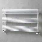 Horizontal Radiator Towel Warmer in Steel Design 750 W - Nibbio Viadurini