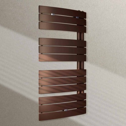 Colored design heated towel rail radiator Sail by Scirocco H Viadurini