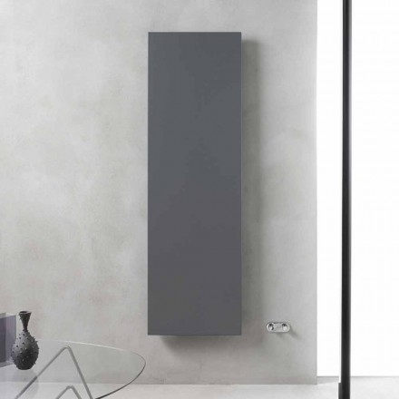 Vertical Design Radiator in Slate Gray Steel up to 626 W - Ice Viadurini