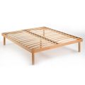Double Bed Base in Beech Wood 160x190 cm Bio Delta - Delta
