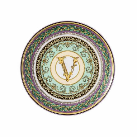 Rosenthal Versace Barocco Mosaic 4 Dinner Plates Diameter 17 cm - Mosaic Viadurini