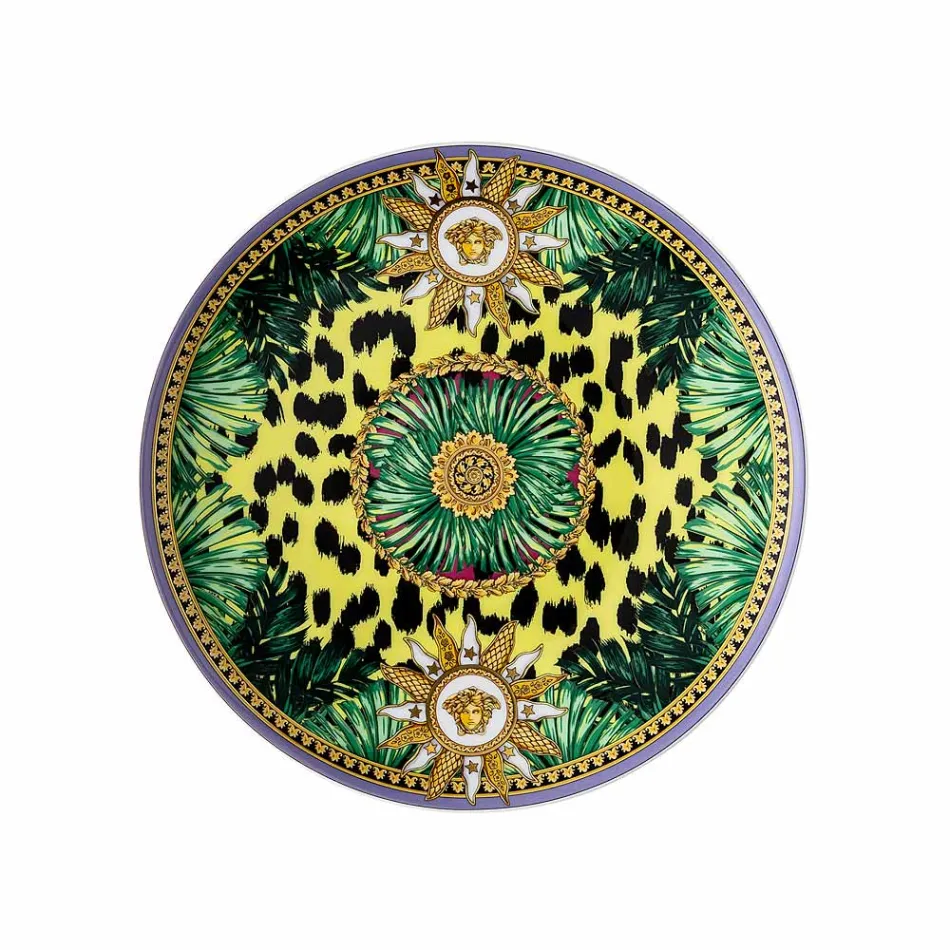 Rosenthal Versace Jungle Animalier 4 Dinner Plates Diameter 17 cm - Animalier Viadurini
