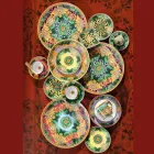 Rosenthal Versace Jungle Animalier 6 Flat Square Bowls - Animalier Viadurini