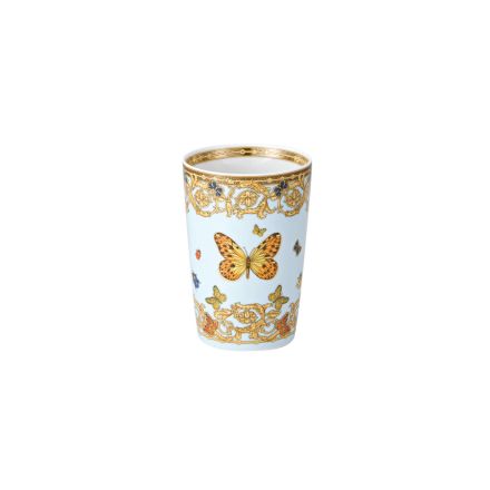 Rosenthal Versace Le Jardin 4 Handleless Glasses with Natural Elements - Medusa Viadurini