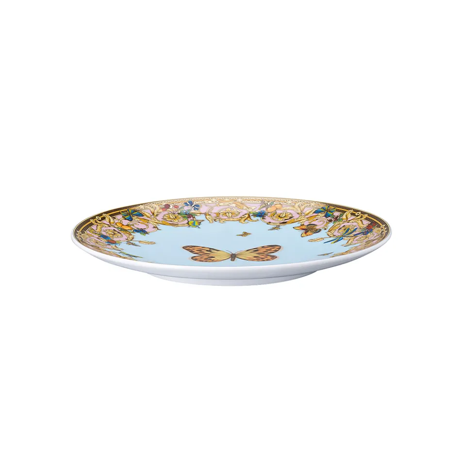 Rosenthal Versace Le Jardin 4 Dinner Plates Diameter 17 cm in Porcelain - Jardin Viadurini