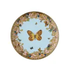 Rosenthal Versace Le Jardin 4 Dinner Plates Diameter 17 cm in Porcelain - Jardin Viadurini