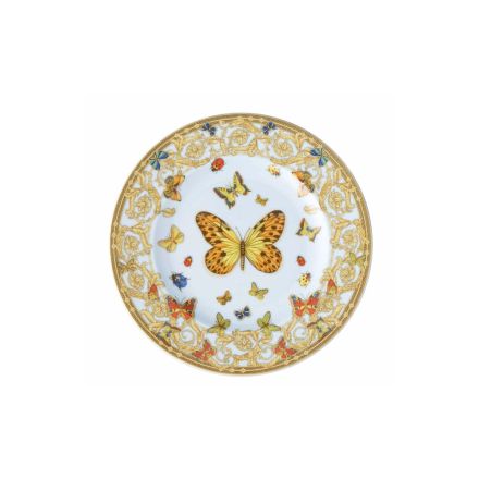 Rosenthal Versace Le Jardin 4 Dinner Plates Diameter 18 cm in Porcelain - Jardin Viadurini