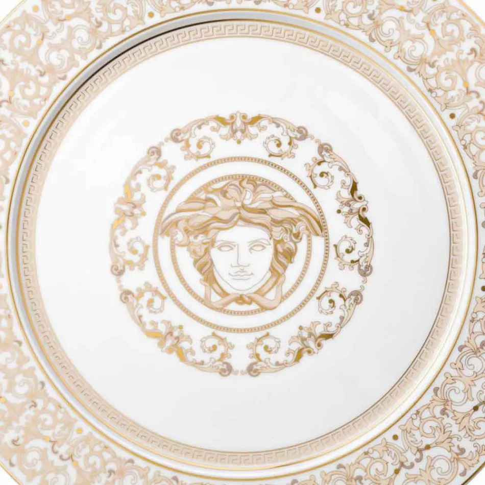 Rosenthal Versace Medusa Gala Plate 33cm in porcelain Viadurini