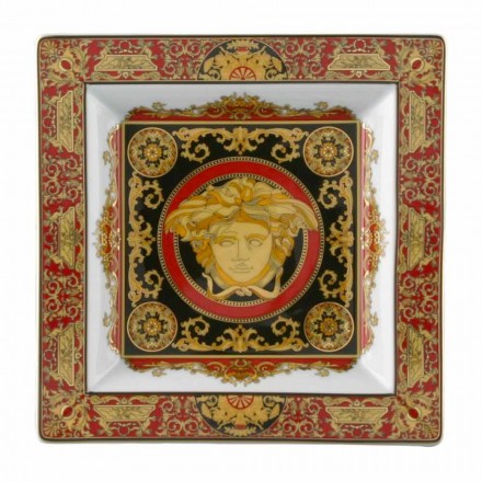 Rosenthal Versace Medusa Rosso Porcelain design cup 22cm Viadurini