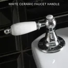 Classic 3 Hole Bidet Tap with Brass Levers Made in Italy - Noriana Viadurini