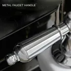 Floor Standing Bathtub Faucet with Brass Shower Made in Italy - Noriana Viadurini