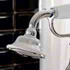 Floor Standing Bathtub Faucet with Brass Shower Made in Italy - Noriana Viadurini