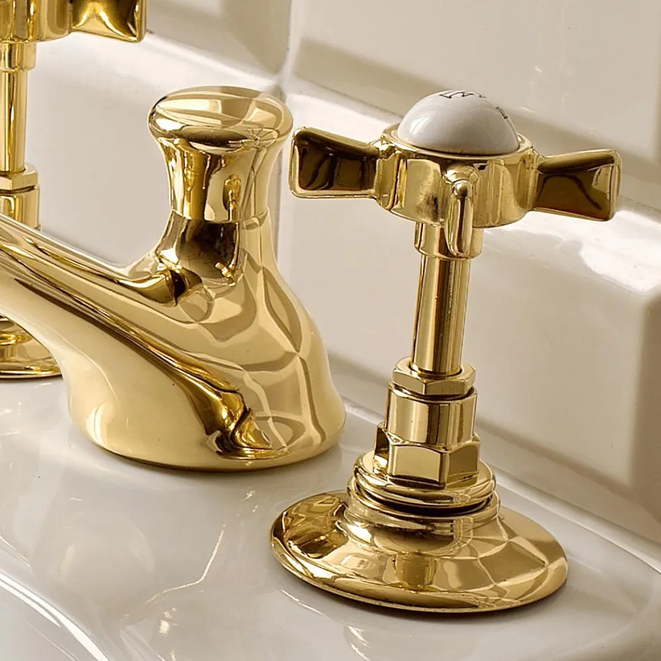 Vintage 3-Hole Bidet Tap in Brass Made in Italy – Katerina Viadurini