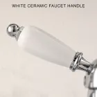 Classic Single Hole Bidet Tap with Handcrafted Brass Levers - Noriana Viadurini