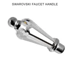 Classic Single Hole Bidet Tap with Handcrafted Brass Levers - Noriana Viadurini