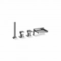 Made in Italy Design 4-Hole Bathtub Mixer Tap - Bibo