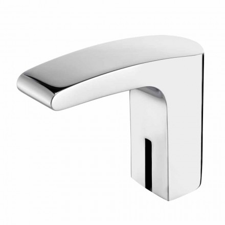 Modern Metal Bathroom Sink Faucet with Infrared Sensor - Gonzo Viadurini