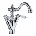 Single Hole Bidet Tap with Brass Swivel Barrel Made in Italy - Shelly Viadurini